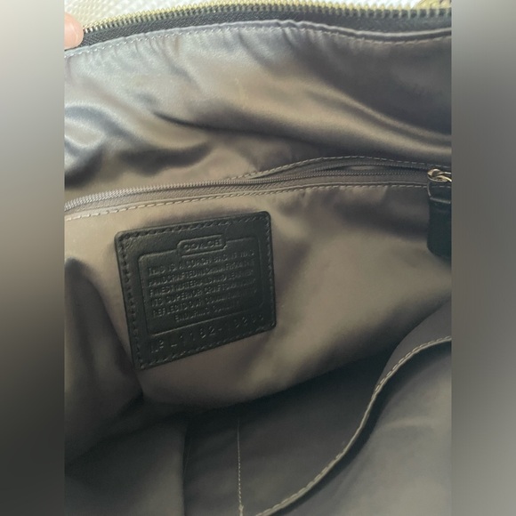 Coach Black Leather Kristin Satchel - Picture 4 of 6